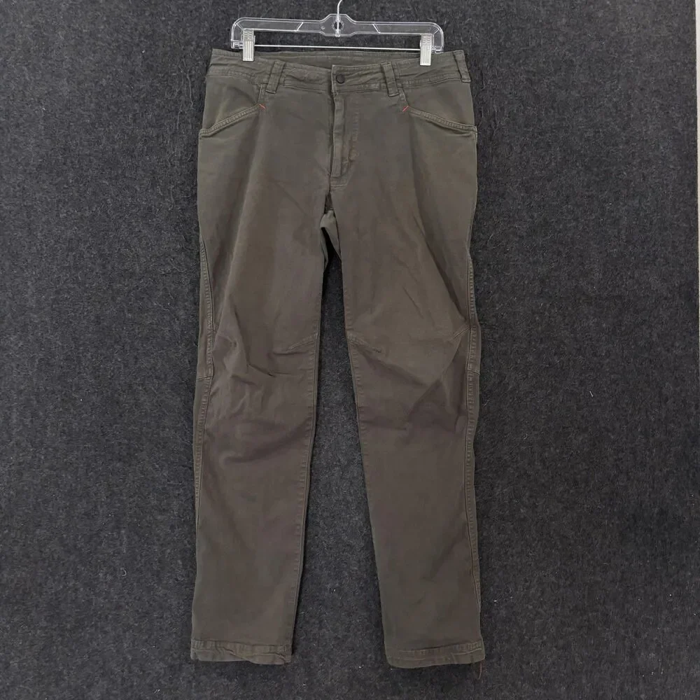 The North Face North Dome Pants Men's 32x30 Olive Green Chino Zip Drawcord